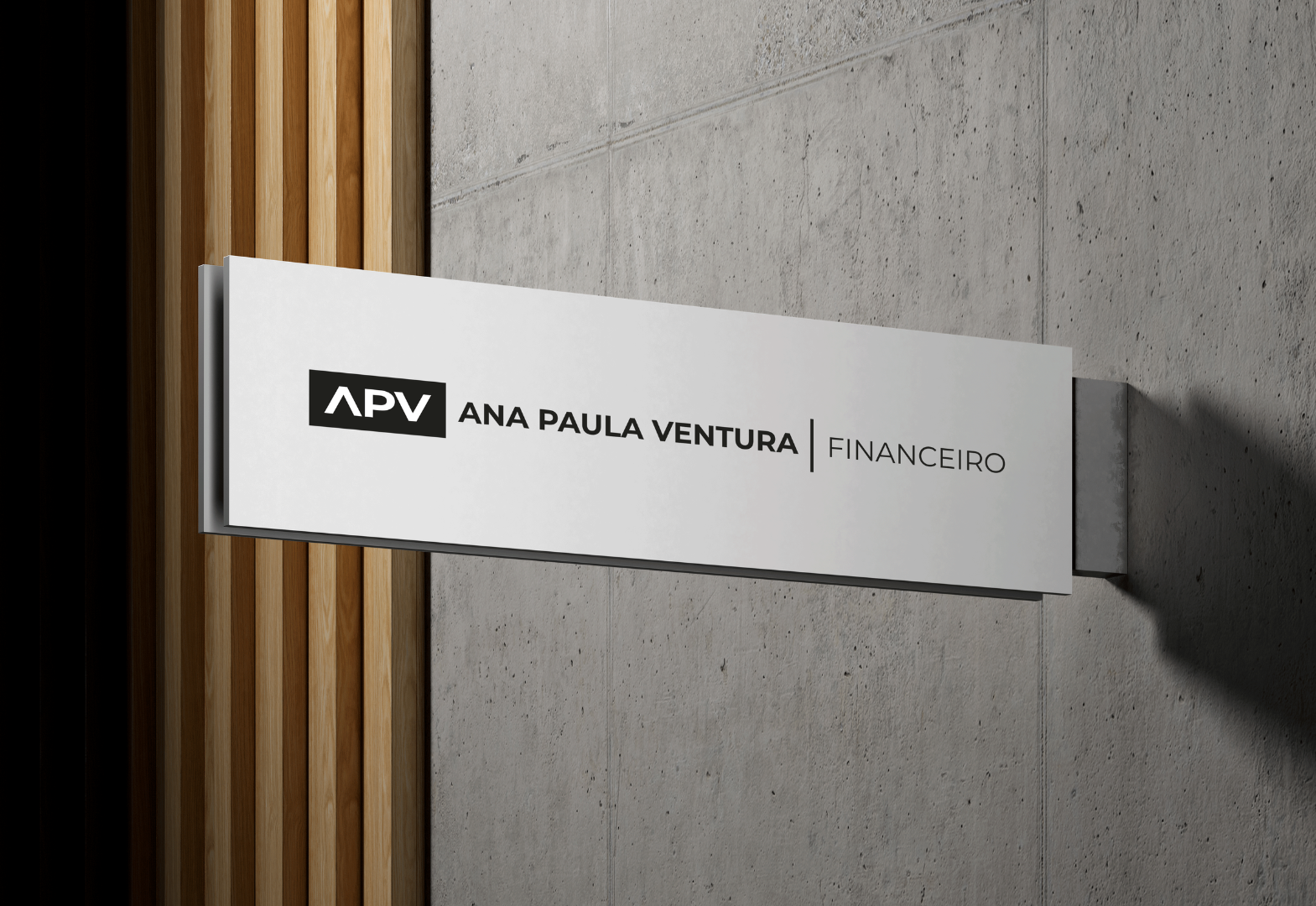 APV Financeiro - Placa de Identificação